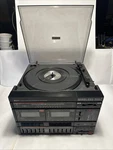 Rare Vtg Gran Prix Stereo System Turntable W/ Cassette Player. For Parts. Fixed Price $140.00.