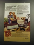 1979 Yamaha Advertisement CR-640 Receiver; YP-82 Turntable And NS-244 Speakers. Fixed Price $17.99.