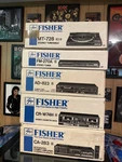 Vtg Complete Set Fisher Separate Component Stereo System Nice Tested Condition. Fixed Price $750.00.