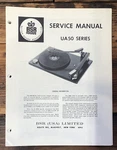 Bsr UA50 Series Record Player / Turntable Service Manual *original*. Fixed Price $19.97.