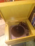 Webcor Musicale Vintage Record Player Wooden Case Brown Turntable. Fixed Price $50.00.