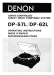 Denon DP-62L Turntable Owners Manual. Fixed Price $22.24.