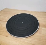 Jvc Aluminum Platter And Rubber Mat From L-L1 Linear Turntable # E24396 & E24351. Fixed Price $15.00.