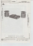 Electrophonic 124870, 125265 Am/fm Turntable, Photofact Folder, Service Manual. Fixed Price $11.25.