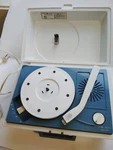 General Electric Solid State Automatic Portable Record Player BP3020B. Fixed Price $49.95.