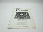 Bsr Service Manual For Model MA65 Macdonald 400 Turntable Record Changer. Fixed Price $44.96.