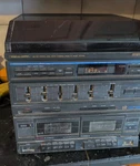 Vintage Realistic Radio Shack Turntable Cassette Music System 210 W Remote Video. Fixed Price $24.36.