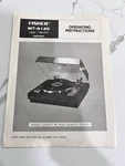Fisher MT-6120 Record Player / Turntable Service Manual *original*. Fixed Price $9.99.