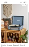 Crosley Voyager Bluetooth Record Player Suitcase Turntable,. Fixed Price $41.59.