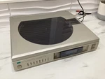 Sansui P-L50 Fully Automatic Linear Tracking Turntable Lights Up Spins For Parts. Fixed Price $125.00.