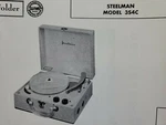Sams Photofact Repair Service Parts Manual For Steelman Turntable Model 3S4C. Fixed Price $11.00.