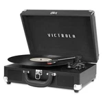 Victrola Journey Bluetooth Portable Suitcase Record Player With 1SFA, Black. Fixed Price $120.64.