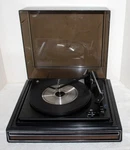 Bsr England Y727-335A 4 Speed Mid-century Modern Turntable + Dust Cover Works. Fixed Price $89.99.