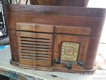 Vintage Silvertone Radio/record Player Model 718. Fixed Price $99.00.
