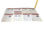 Philco Service Home Radio Manuals Lot Of 8 (1949 1951) Models 49-1401 49-1613. Fixed Price $79.99.