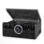 Victrola Empire Turntable W/ Speakers, Bluetooth, Radio, Cassette/cd,rca, Grey. Fixed Price $85.00.