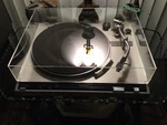 Technics SL-220 Turntable,just About Mint,at Cart,new Lid,serviced,watch Video!. Fixed Price $349.99.