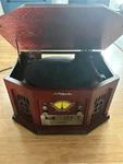 Anders Nicholson Wood Turntable Cassette Cd Stereo System Am/fm Radio. Fixed Price $84.15.