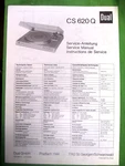 Dual Cs Turntable Service Manual Original For Model. Fixed Price $12.95.