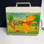 Vtg Walt Disney Winnie The Pooh Record Player Sears Plays 45'S/33'S See Vid. Fixed Price $68.00.