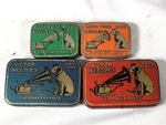Antique 4 Victor Hmv His Master's Voice Needles Tin Phonograph Free Shipping. Fixed Price $79.80.
