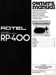 Rotel RP-400 Turntable Owners Manual. Fixed Price $22.24.