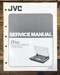 Jvc L-F101 Record Player / Turntable Service Manual *original*. Fixed Price $19.97.