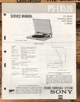 Sony PS-LX520 Record Player / Turntable Service Manual *original*. Fixed Price $24.97.