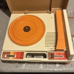 Vintage 1978 Fisher Price Portable Turntable Record Player 847T Tested And Works. Fixed Price $21.00.
