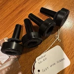 Sansui XR-Q11 Original Turntable Feet With Screws (4) Very Good Condition. Fixed Price $39.95.
