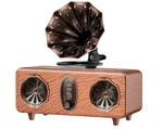 AS36 Retro Bluetooth Speaker Vintage Gramophone Style Wireless Wood Fm Radio Usb. Fixed Price $19.99.