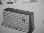 Delmonico TRS-6 Portable Transistor Radio Photofact. Fixed Price $5.50.