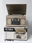 Victrola VTA-200B 6-IN-1 Bluetooth Turntable Farmhouse Oatmeal. Fixed Price $71.99.