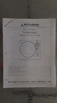 LOC30 Mitsubishi DP-15 Service Manual Original Repair Book Stereo Turntable. Fixed Price $19.98.