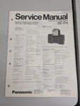 Panasonic SE-P4 Integrated Hi-fi Stereo System Service Manual KEY-5375. Fixed Price $64.95.