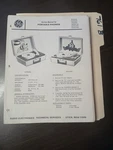 Ge RP3124B 3126B Service Manual Original Repair Book Portable Phonos. Fixed Price $49.99.