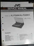 Jvc AL-FQ5BKX Turntable Service Manual Original. Fixed Price $29.99.