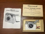 Garrard Stylus Pressure Gauge SPG3 Original Box W/ Instructions. Fixed Price $10.00.