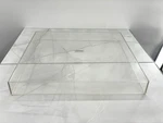 Vintage Pioneer Turntable Clear Acrylic Dust Cover Lid 16X12 Inch Scratches Good. Fixed Price $79.99.