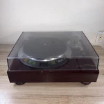Denon DP-57L Automatic Direct Drive Dd Record Player Brown Missing 1 Foot Read. Fixed Price $499.87.