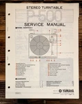 Yamaha P-500 Record Player / Turntable Service Manual *original*. Fixed Price $24.97.