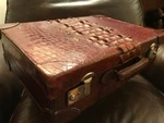 Horn-back Alligator Vanity Case Antique Fabulous. Fixed Price $2195.00.