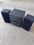 Retro & Rare Sharp Model SG-R200CD And CP-R200 Speakers. Works. Fixed Price $125.00.