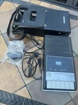 Vintage Jcpenny Portable Cassette Recorder Panasonic 6535B Cables Case Works. Fixed Price $55.00.