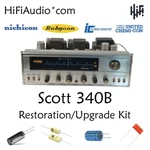 Scott 340B Receiver Tuner Restoration Repair Upgrade Rebuild Capacitor Kit Fix. Fixed Price $175.00.