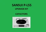 Turntable Sansui P-L55 Repair Kit All Capacitors. Fixed Price $42.00.