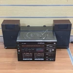 Pye Audio EAK1005A Vintage Stereo System With Turntable Dual Cassette And Radio. Fixed Price $249.99.