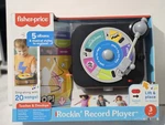Fisher-price Rockin Record Player Musical Toy W/turntable & 5 Albums. Fixed Price $26.95.