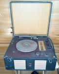 Vintage Emerson Phonoradio Suitcase Record Player Turntable Works Rare. Fixed Price $125.00.