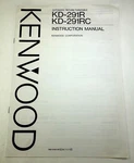 Kenwood Automatic Return Turntable Instruction Manual KD-291RC. Fixed Price $20.10.
